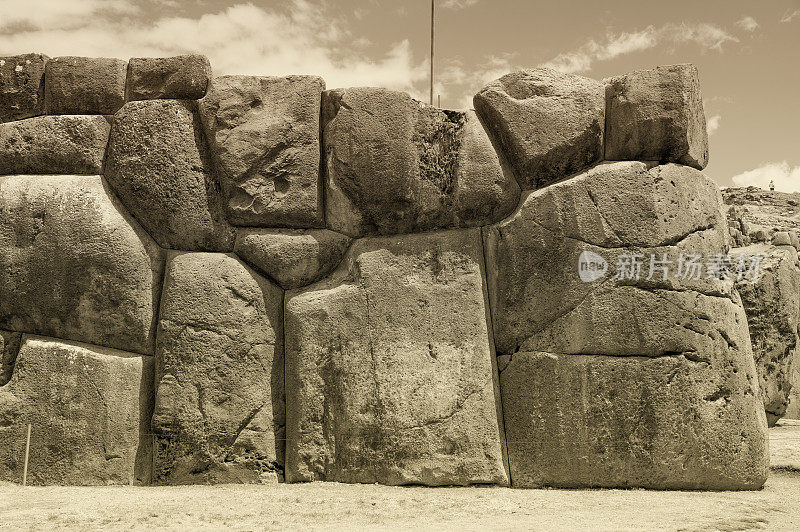秘鲁萨克塞瓦曼的城墙