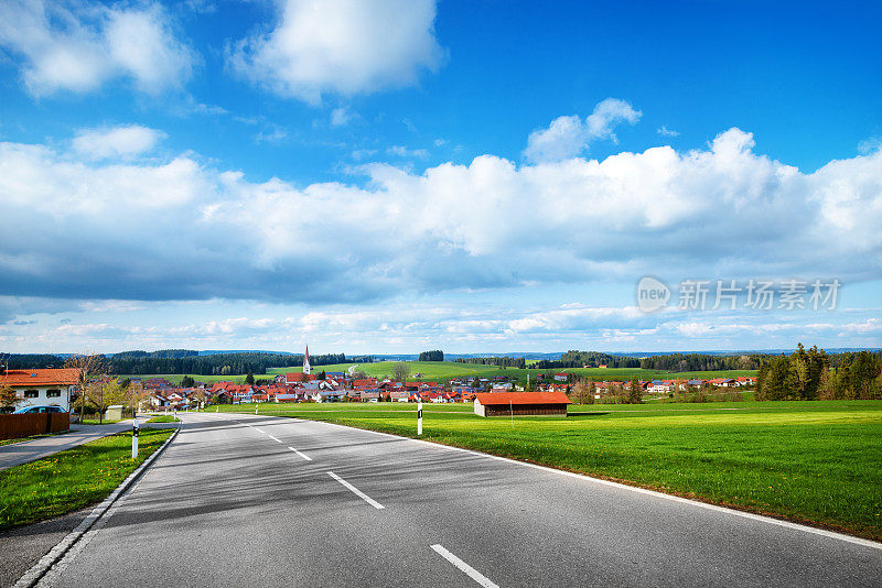 穿过德国南部的公路