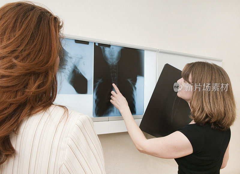 回顾x光与病人-脊椎指压疗法系列