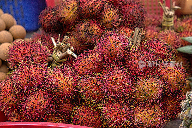 越南市场的红毛丹水果