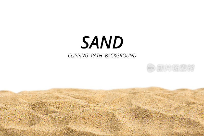 沙质背景，剪切路径。