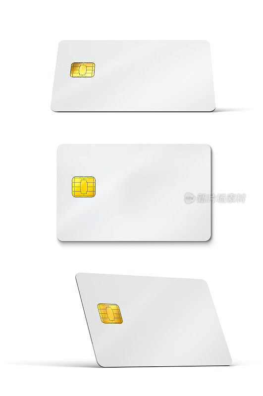 空白的信用卡