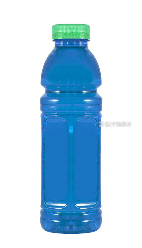 蓝色能量饮料塑料瓶