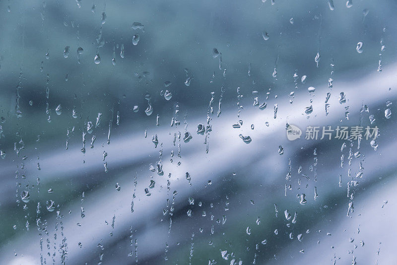 雨点落在我的窗户上