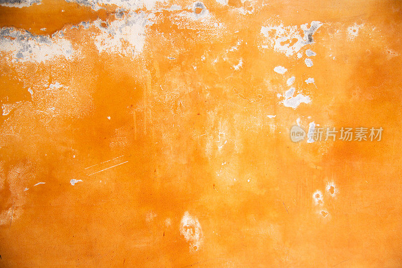 橙色的砖墙。抽象的背景纹理。修复旧砖墙墙纸