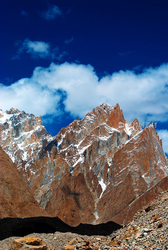 巴基斯坦喀喇昆仑山脉的风景