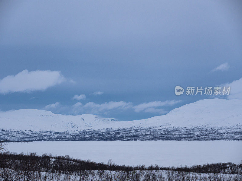 雪域托尔内的全景träsk和阿比斯科