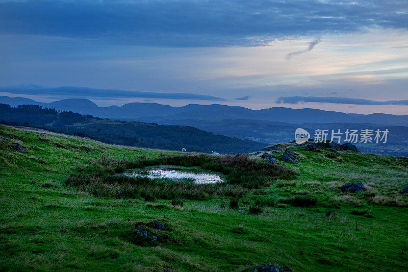 英格兰北部美丽的乡村景观