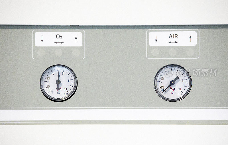氧气和空气压力计