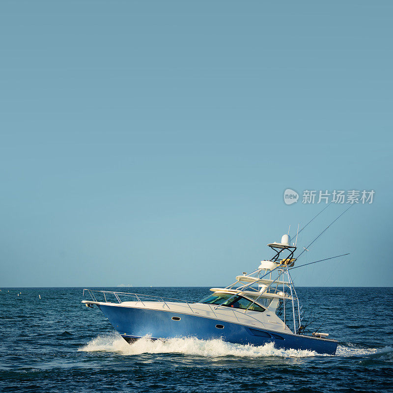 佛罗里达迈阿密渔船超速行驶