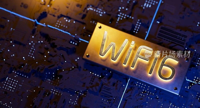 WiFi6具有智能性能的下一代无线通信连接网络。