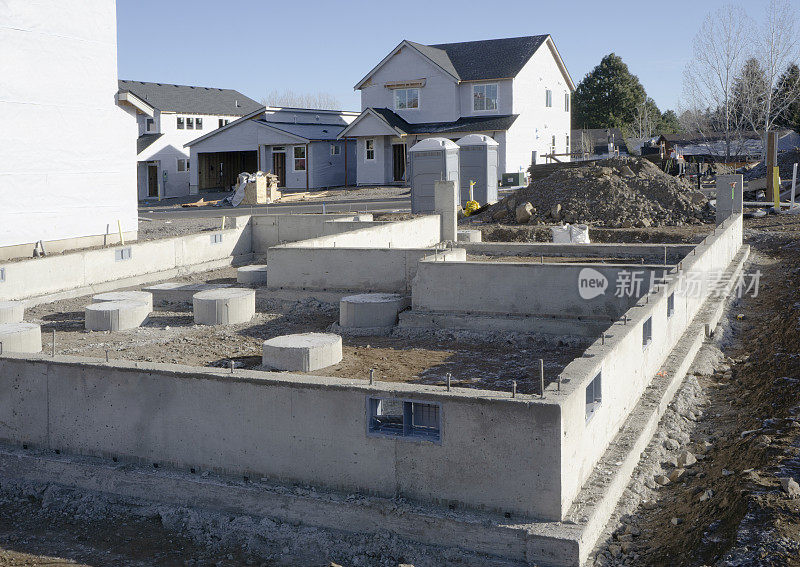 新建单户住宅混凝土基础