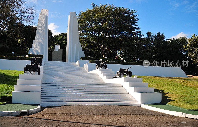 尼加拉瓜马那瓜:前罗斯福纪念碑