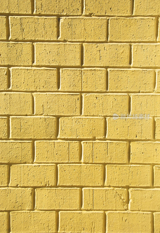 纹理黄色砖垂直