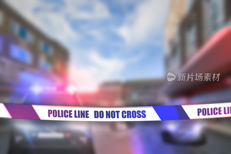 警戒线不能跨越城市现场