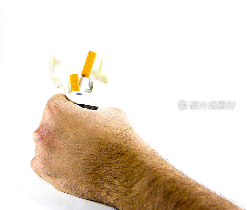 戒烟——碎香烟
