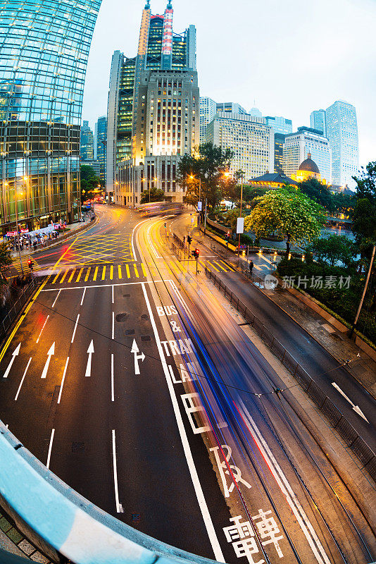 城市繁华的街道