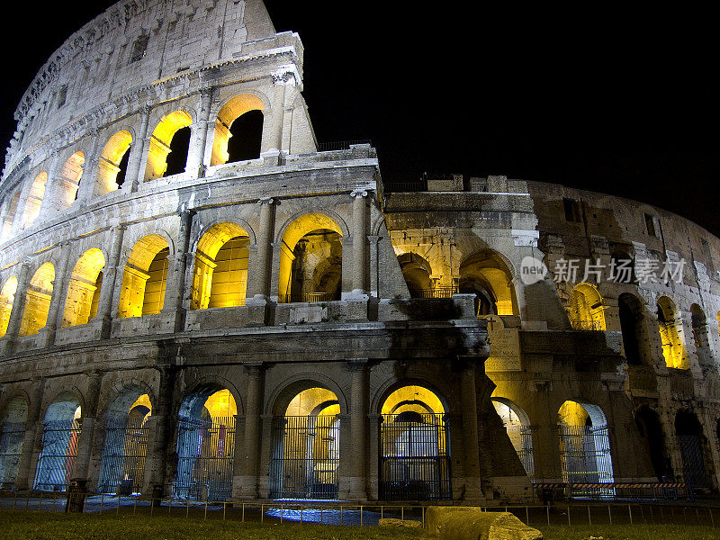 竞技场夜景,罗马,意大利