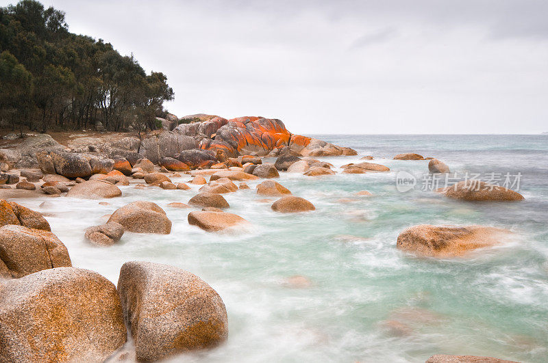 模糊海洋海岸