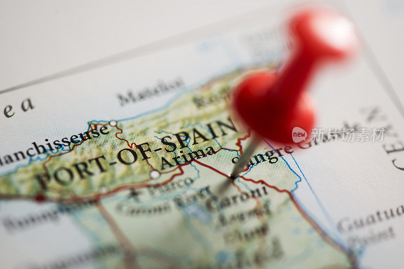 地图上的西班牙港