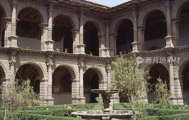 秘鲁库斯科的殖民建筑和庭院