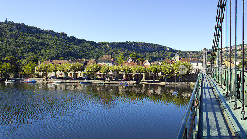 风景如画的Cajarc、法国