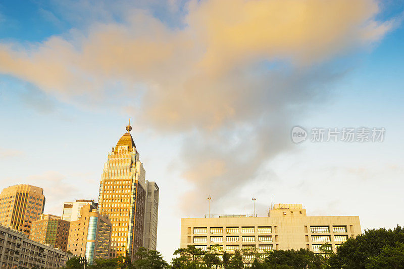 看看台湾台北的高楼大厦