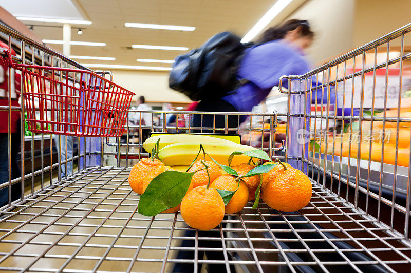 购物车与水果超市购物