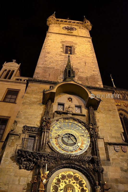 Orloj天文钟，旧市政厅，布拉格，捷克共和国