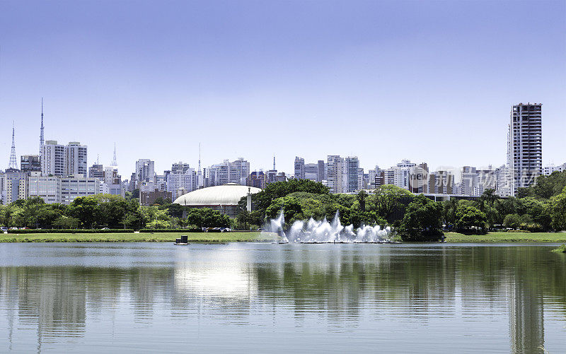 巴西圣保罗的Ibirapuera公园