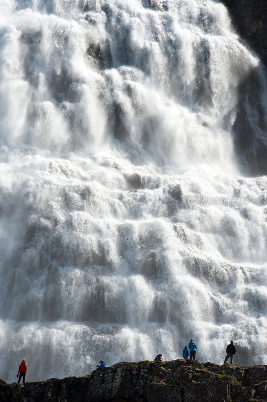 Dynjandi瀑布，西峡湾，冰岛