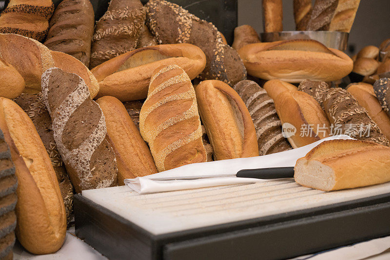 面包:面包品种静物