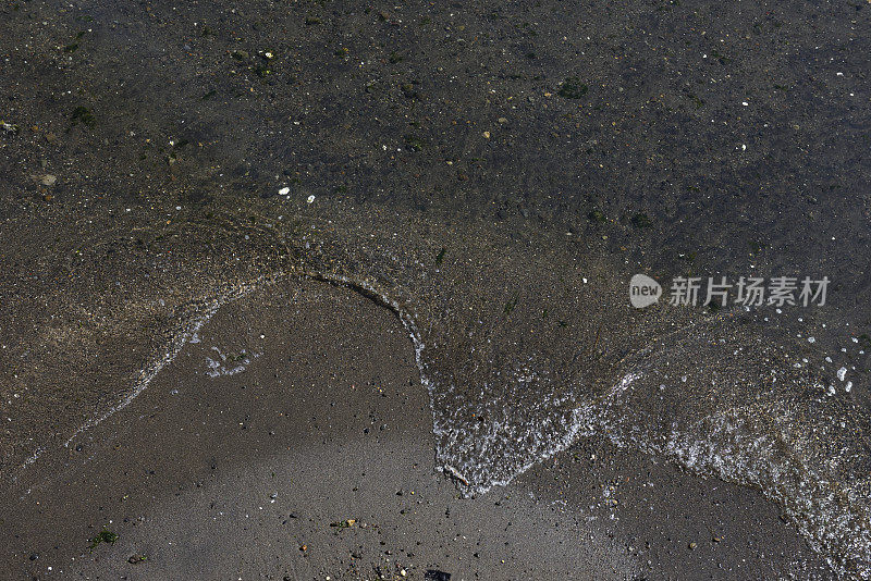 浅海的水面纹理背景