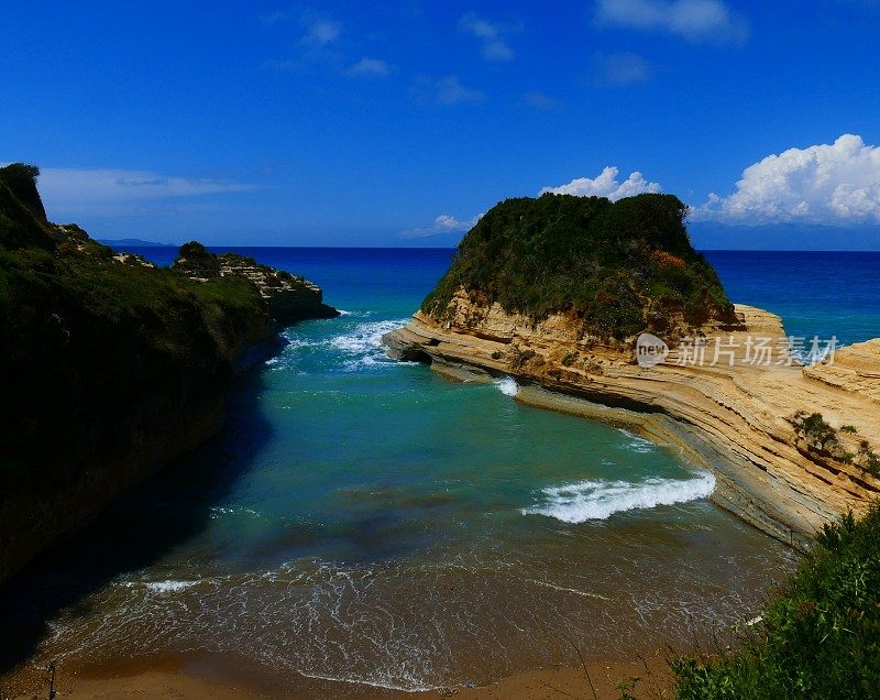 西达里，爱之海峡，科孚岛，希腊