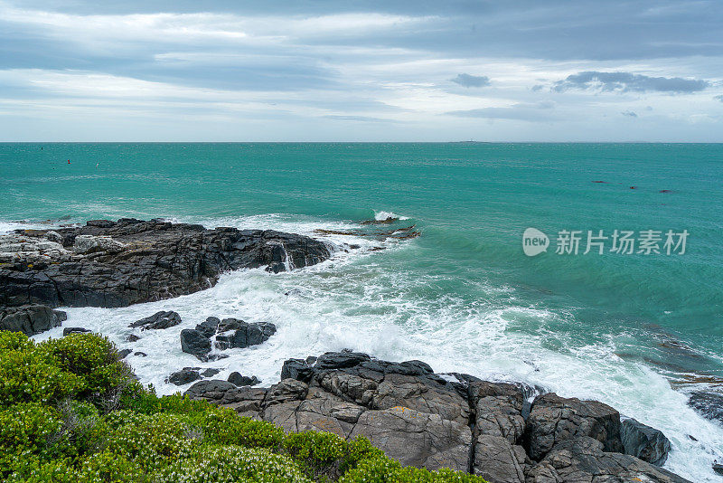 历史地标斯特灵观点，悬崖，新西兰最南端的城镇