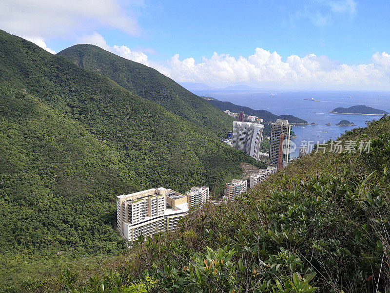 从港岛紫罗兰山眺望浅水湾