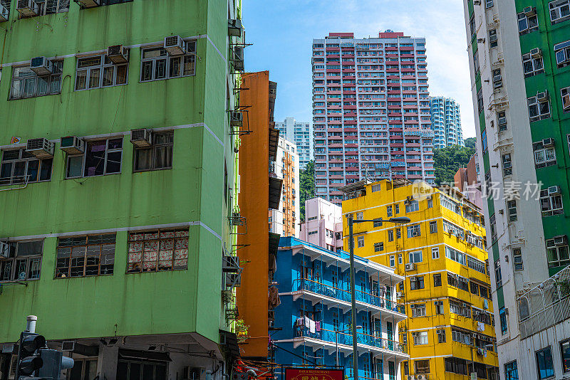 白天在湾仔，香港市中心