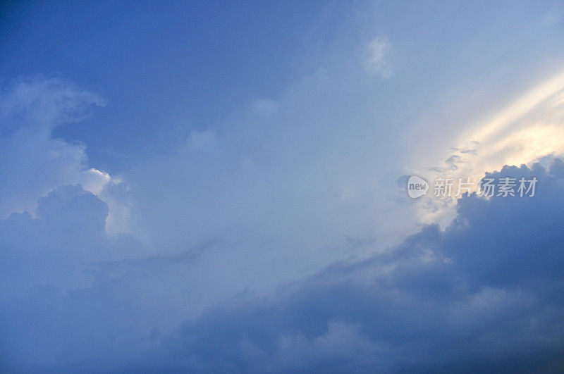 日落的天空背景