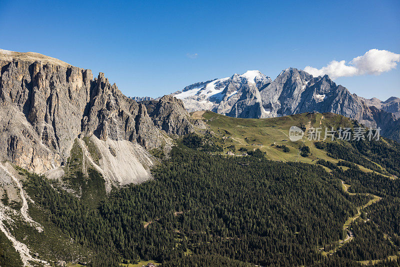 高山景观:Marmolada