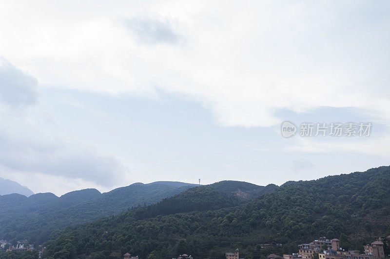 中国云南湖泊的高清航拍照片