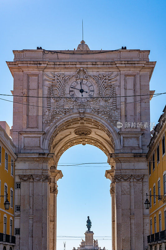 葡萄牙里斯本奥古斯塔路的凯旋门