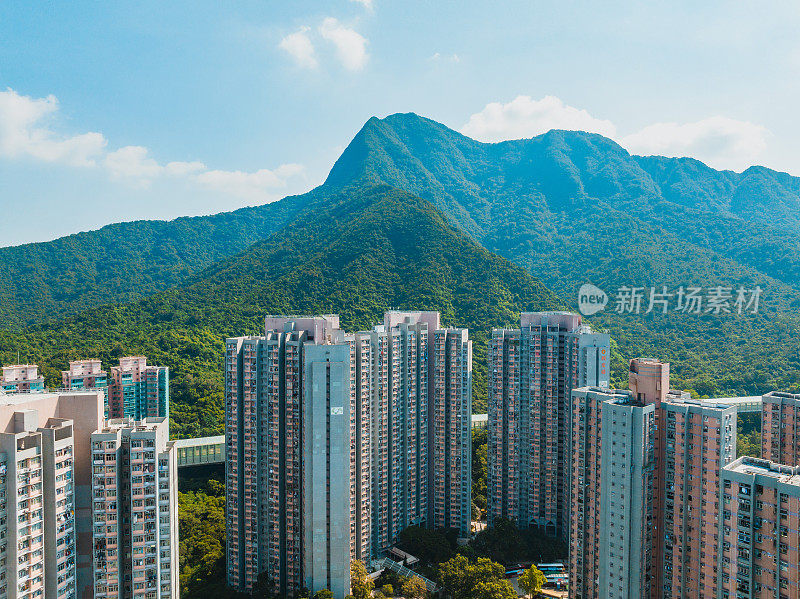 香港马鞍山的居民大厦