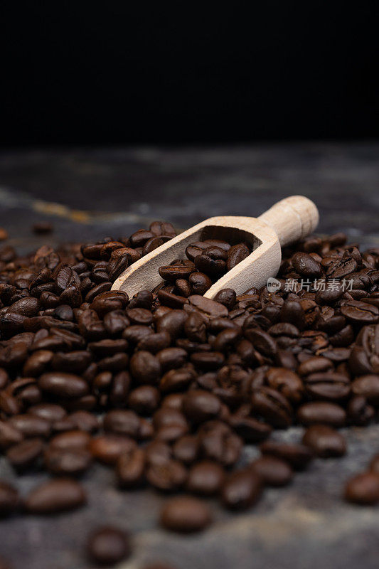 咖啡交响曲:惊人的工作室拍摄的咖啡豆