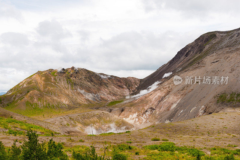 日本北海道臼山活火山