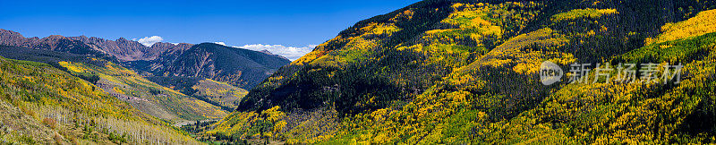 韦尔科罗拉多瀑布山全景