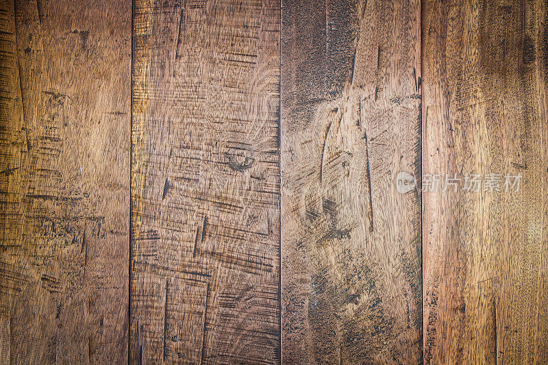 抽象的表面木桌纹理背景。近距离的深色乡村墙由旧木板制成的木桌纹理。质朴的棕色木桌纹理背景空模板为您的设计。