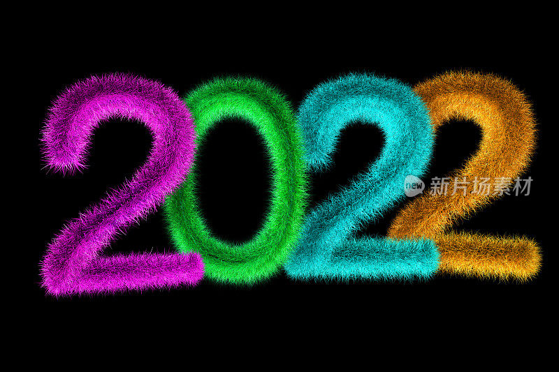 新年快乐:2022年。