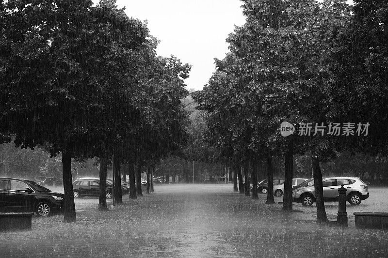 在下雨的一天