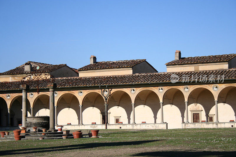 佛罗伦萨Carthusian修道院的回廊