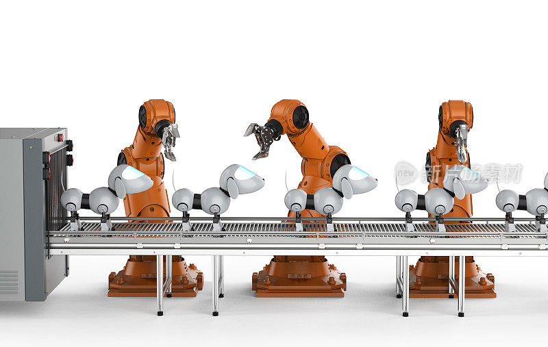 狗式机器人生产线